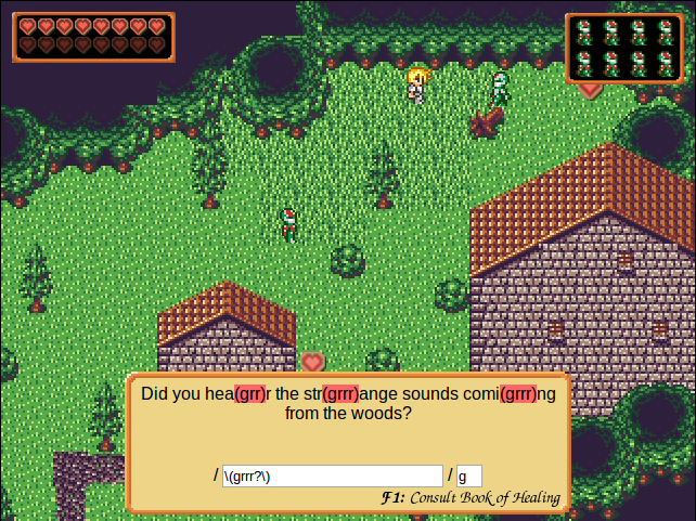 RegexQuest Screenshot